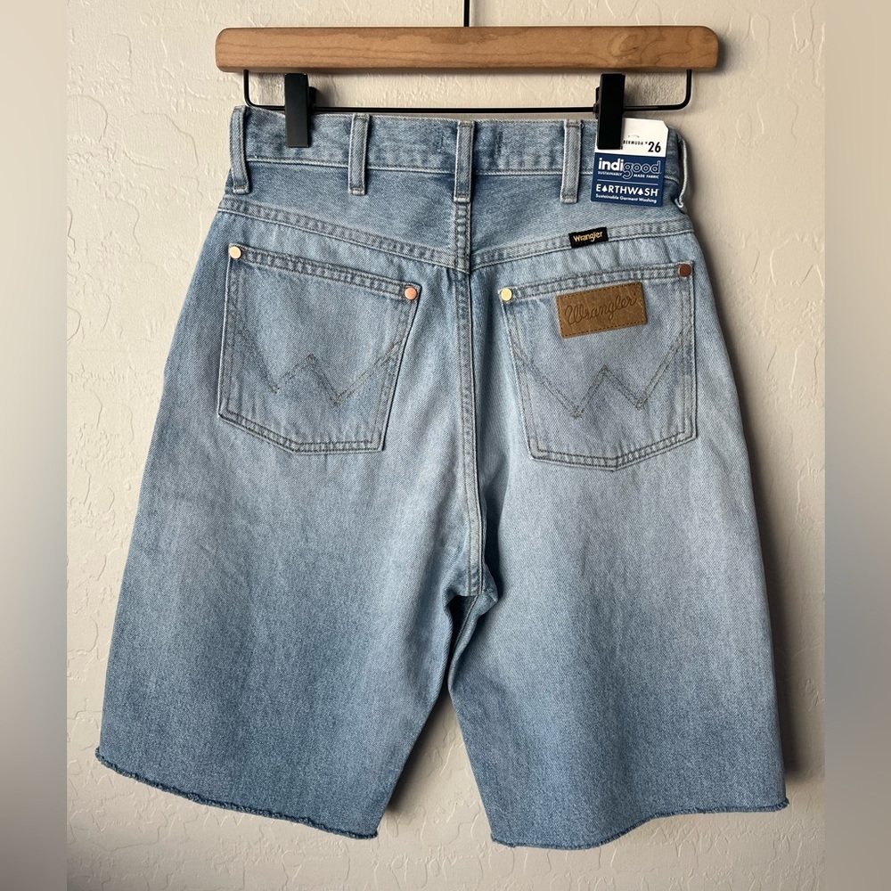 Wrangler festival high waist cut off jeans shorts NWT 26 - Picture 5 of 11